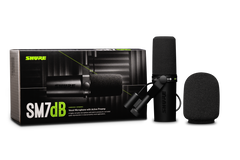Shure SM7dB Microphone dynamique actif pour podcast