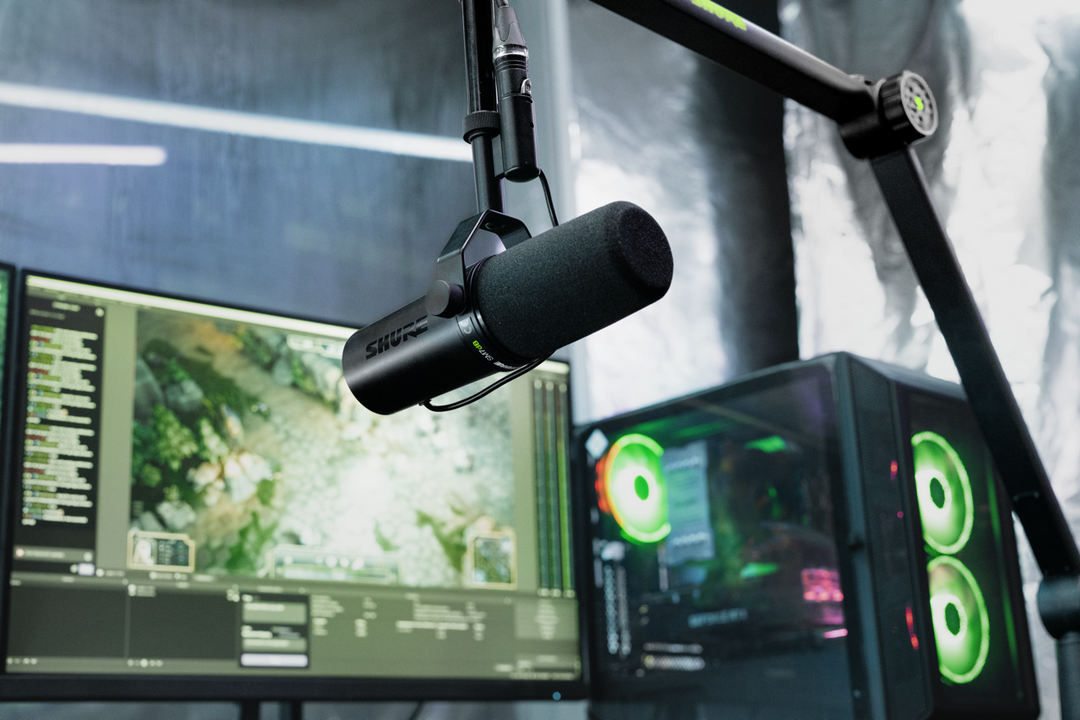 Shure SM7dB Microphone dynamique actif pour podcast