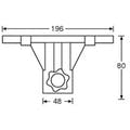 Adam Hall Stands SPS 57 - Support de Montage pour Enceintes