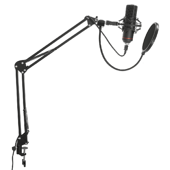 BST STM300-PLUS Ensemble de Microphone Streaming (Noir)