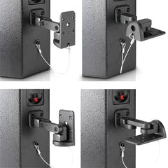 Adam Hall Stands SUWMB 10 B - Support mural universel pour enceintes jusqu’à 10 kg, noir