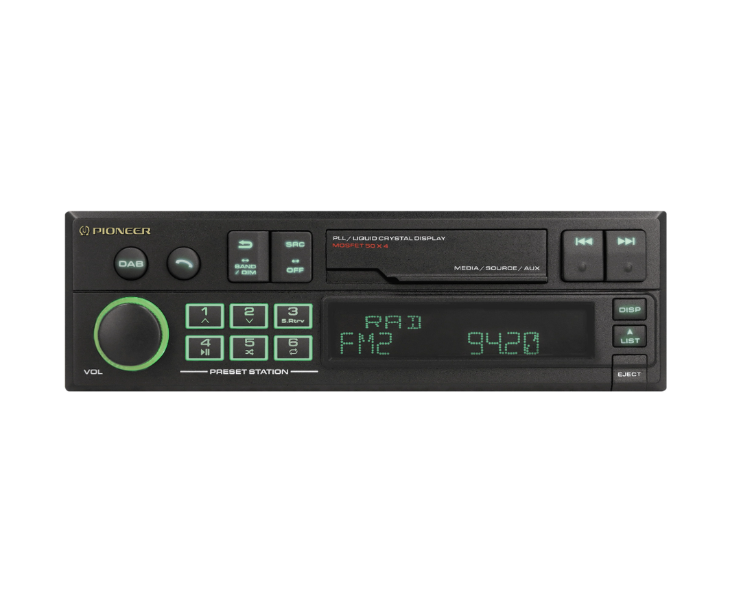 Pioneer SXT-C10PS Autoradio Rétro avec DAB+ et Bluetooth