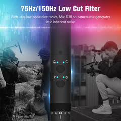 Synco D30 microphone shotgun vidéo pour caméra