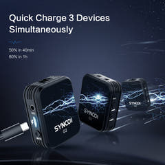 Synco WAir G2 système de microphones sans fil avec écran avec 2 microphones