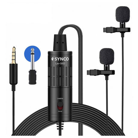 Microphone cravate Synco avec 2 microphones cravate