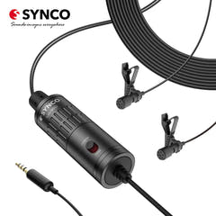 Microphone cravate Synco avec 2 microphones cravate