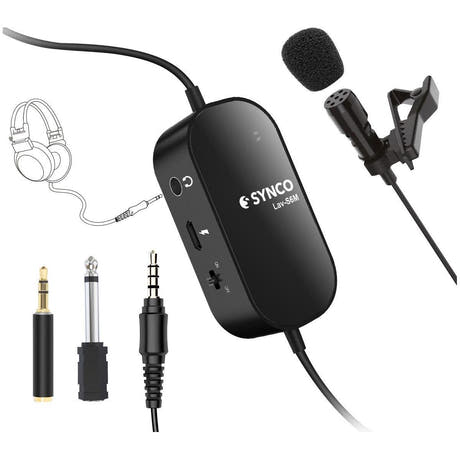 microphone-cravate Synco avec sortie casque