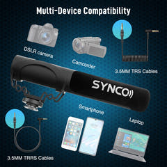 Microphone compact Synco pour caméra DSLR