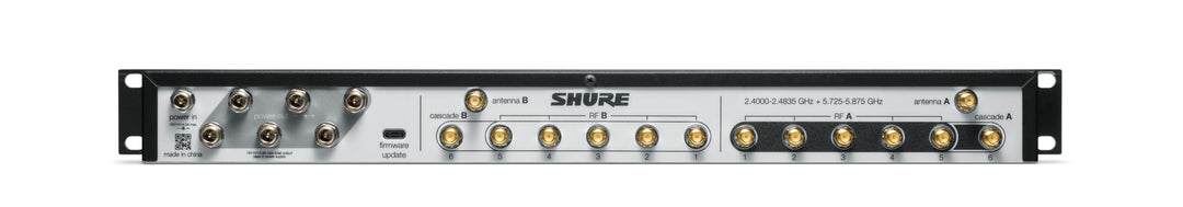 Shure GLXD+ Gestionnaire de fréquences