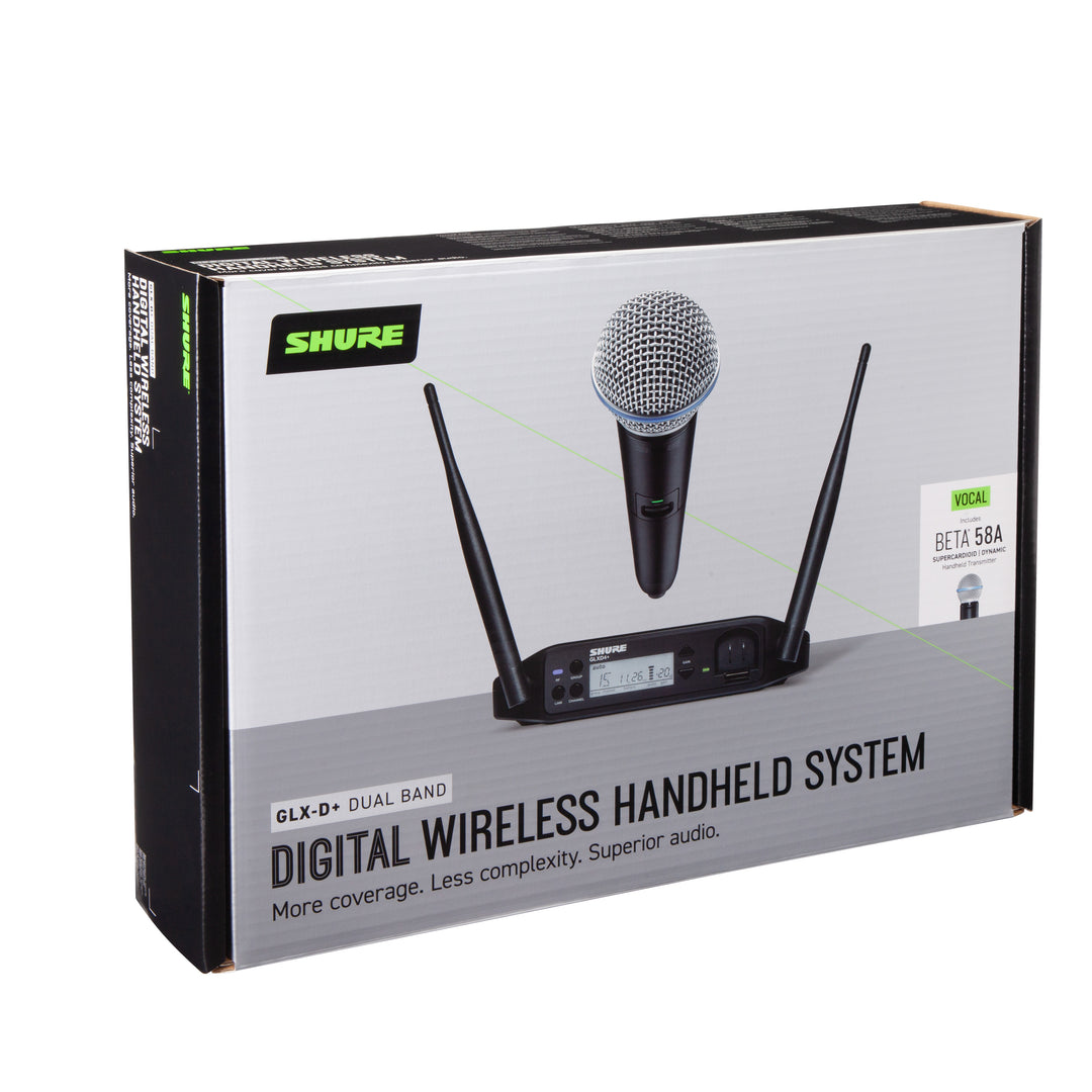 Shure GLXD24+ BETA58A Système de Microphones sans fil