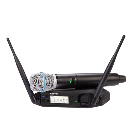 Shure GLXD24+ BETA87A Système de Microphones sans fil