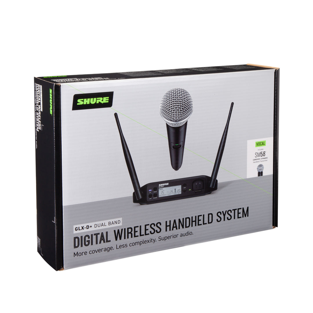 Shure GLXD24+ SM58 Système de Microphones sans fil