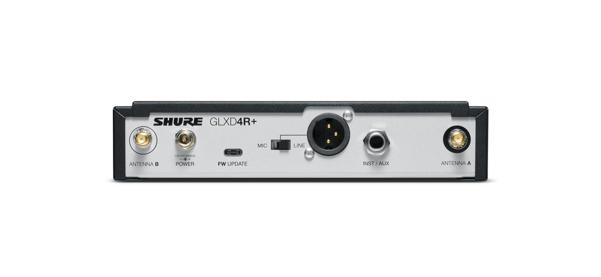 Shure GLXD24R+ BETA58A Wireless Microphone Rack System