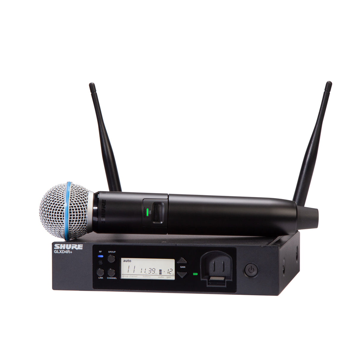 Shure GLXD24R+ BETA58A Wireless Microphone Rack System