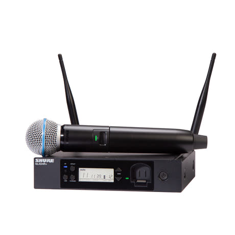 Shure GLXD24R+ BETA58A Système de Microphones sans fil en rack