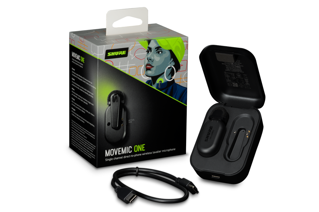 Shure MoveMic One Bluetooth Microphones (1 Microphones)