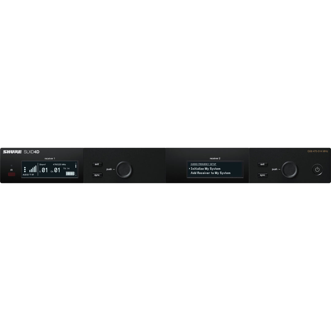 Shure SLXD24DE/SM58-J53 Système de Microphone Sans Fil (562-606Mhz)
