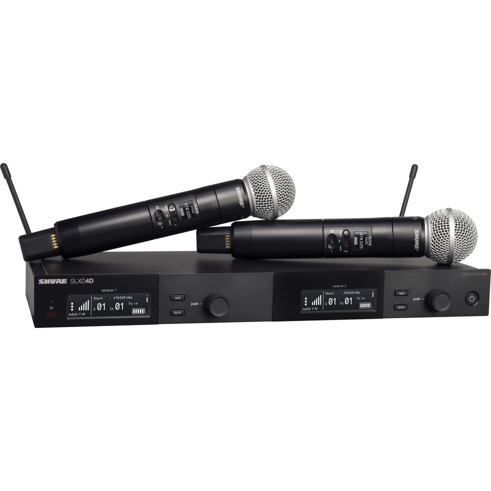 Shure SLXD24DE/SM58-J53 Système de Microphone Sans Fil (562-606Mhz)