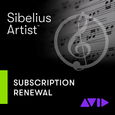 Sibelius Artist renouvellement de l'abonnement