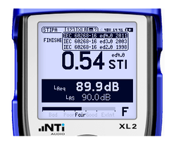 NTI XL 2 STIPA Analyseur Audio et Acoustique Portatif