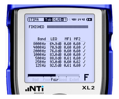 NTI XL 2 STIPA Analyseur Audio et Acoustique Portatif