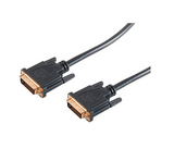 DVI-D plug < DVI-D St 24+1 Dual-Link gold plated 15m 