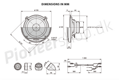 Pioneer TS-G130C Système de haut-parleurs de voiture (13cm, 5,25")