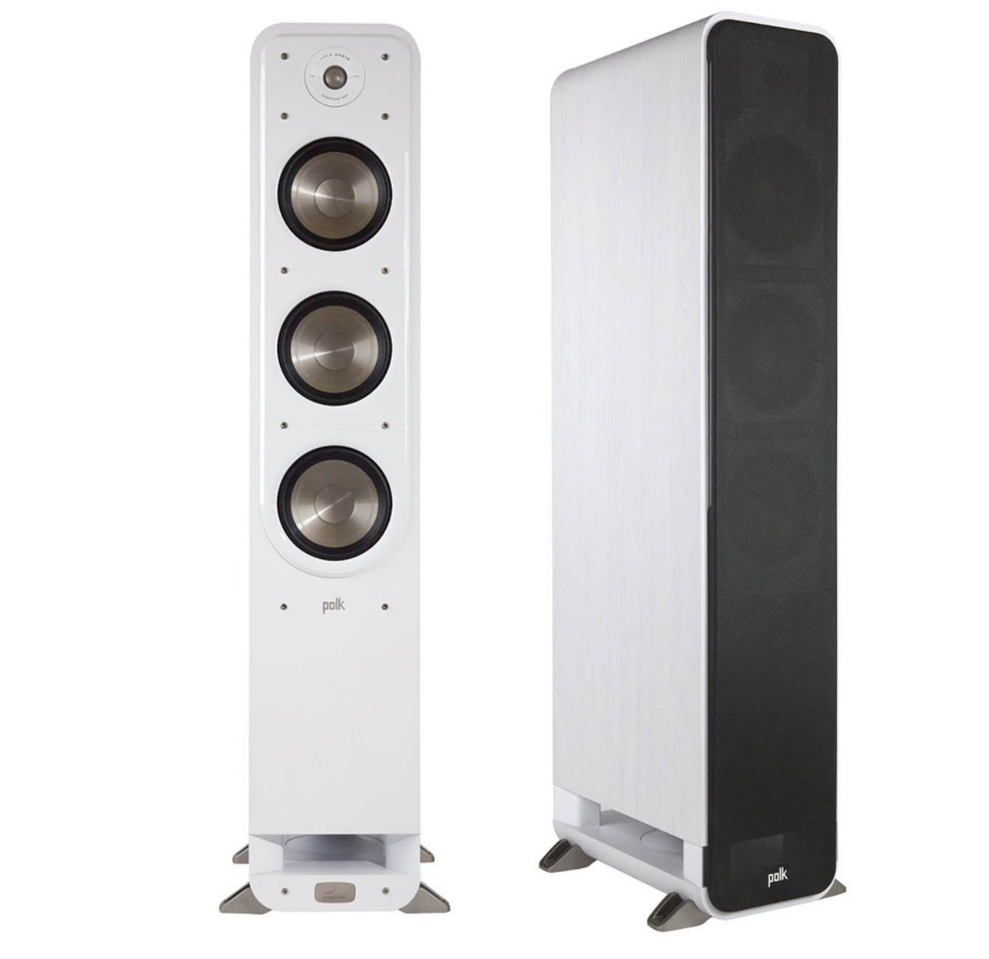 Polk Signature S60E Ensemble de Haut-parleurs de Sol (Blanc)