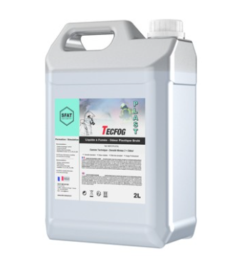 Liquide à fumée pour exercice incendie, Plastique brûlé (2L)