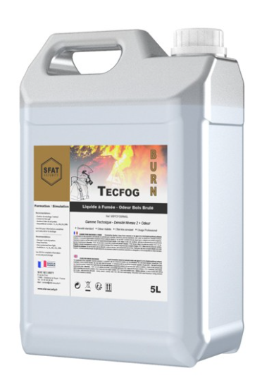 Liquide à fumée pour exercice incendie, Bois brûlé (5L)