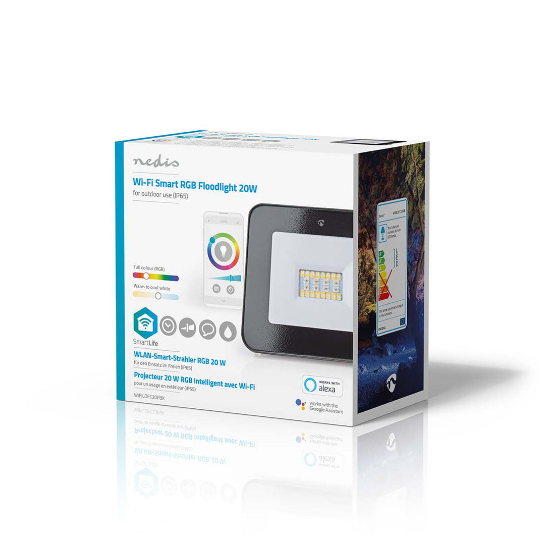 SmartLife Projecteur White & RGB (20W)
