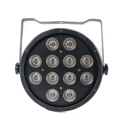 Projecteur PAR Marconi Polaris 12x12W RGBW Pack de 4 avec sac