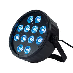 Projecteur PAR Marconi Polaris 12x12W RGBW Pack de 4 avec sac