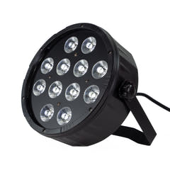 Projecteur PAR Marconi Polaris 12x12W RGBW Pack de 4 avec sac