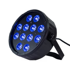 Projecteur PAR Marconi Polaris 12x12W RGBW Pack de 4 avec sac