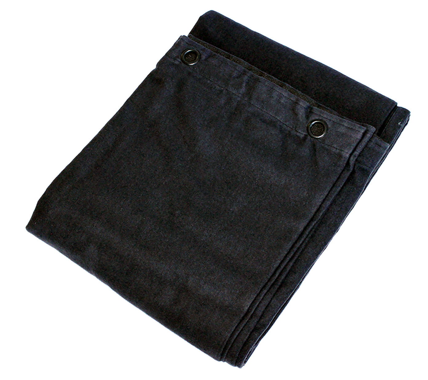 Molton Backdrop with eyelets (Black, Width x Height)