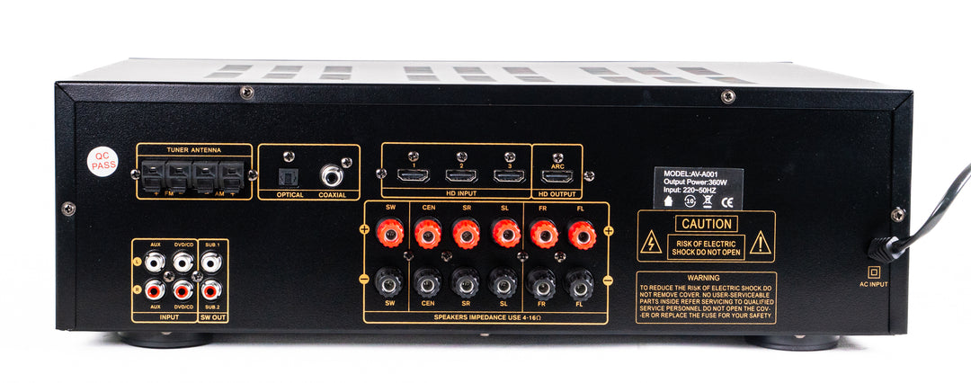 SoundMate AV-A001 Récepteur Surround 5.1