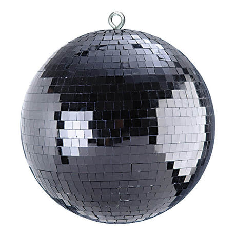 Boule à Facettes Noire (15 cm)
