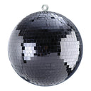Boule à facettes noire (15 cm)