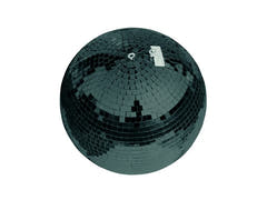 Boule à Facettes Noire (15 cm)