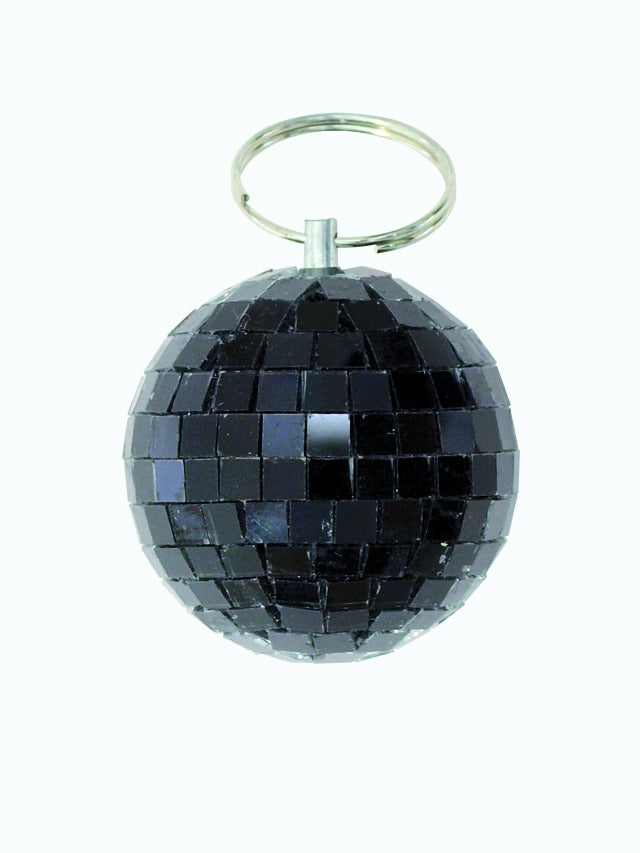 Boule à Facettes Noire (15 cm)