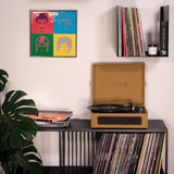 Studio 57 Groovy Turntable with LP Stand (Earth)