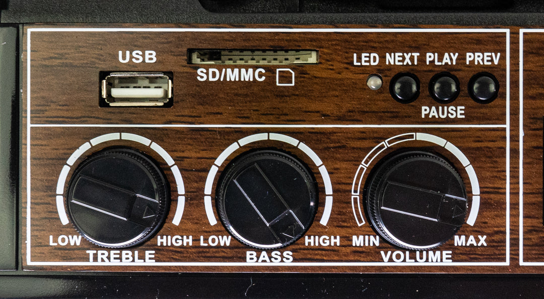 Studio 57 - Lecteur de cassettes avec FM & Bluetooth, Noir