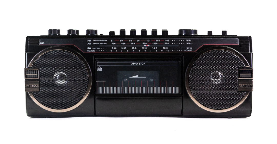 Studio 57 - Lecteur de cassettes avec FM & Bluetooth, Noir