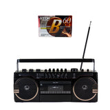 Studio 57 - Lecteur de cassettes avec FM & Bluetooth, Noir + Cassette