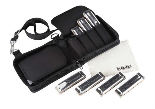 Suzuki Manji M-20 harmonica standard pack - 7 pièces