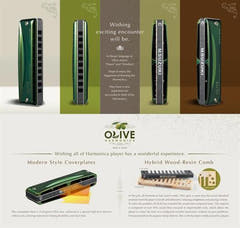 Harmonicas Suzuki Olive C-20 (F)