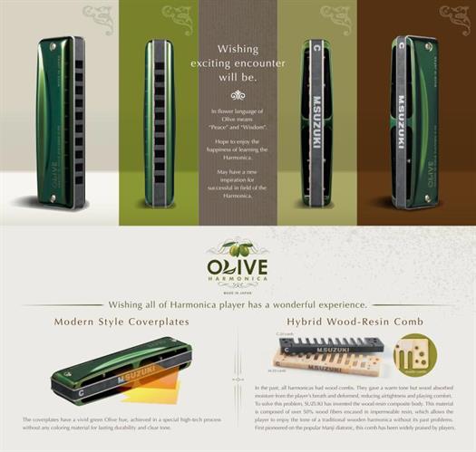 Harmonicas Suzuki Olive C-20 (F)
