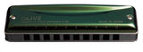 Suzuki Olive C-20 diatonisk mundharmonika.  Tone:  Low-F