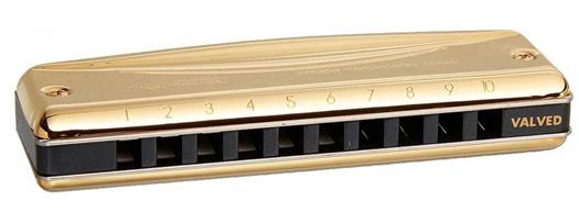 Suzuki Promaster MR-350GV Gold Valved harmonicas. en tonalité :  E